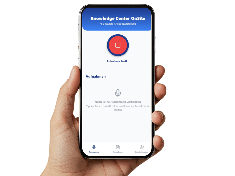 Angebote per Sprache erfassen